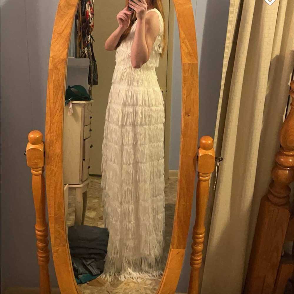 Tassel dress. Size small. NEVER WORN. $20